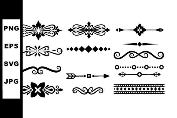 Decorative Ornamental Design Elements Ve: A Vintage Graphic Asset for Modern Branding