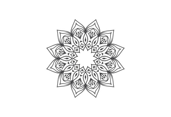 Decorative Ornamental Pattern Mandala Graphics for Handmade Creations
