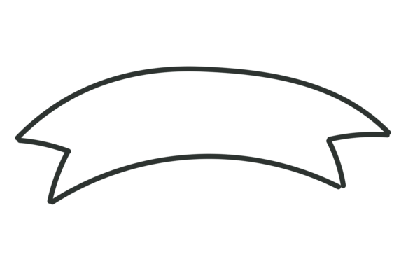 Decorative Ribbon Template for Local Business Branding and Packaging