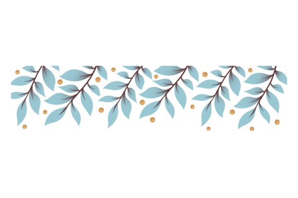 Floral Border Design for Local Business Branding and Packaging