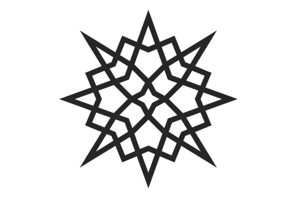 Geometric Decorative Star: A Versatile Graphics Asset for Creative Sellers