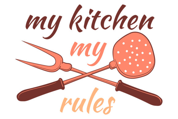 Kitchen Rules Label: Graphics & Illustrations