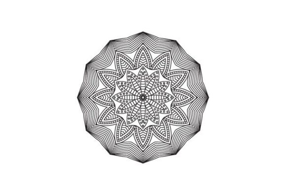 Mandala Decorative Elements Oriental: A Versatile Graphic Design Asset for Local Businesses