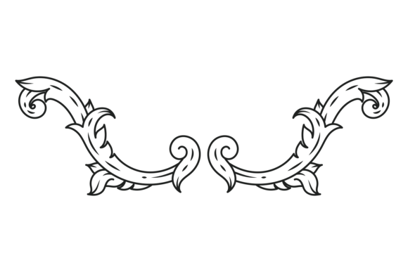 Ornate Header Graphics for Craft Projects