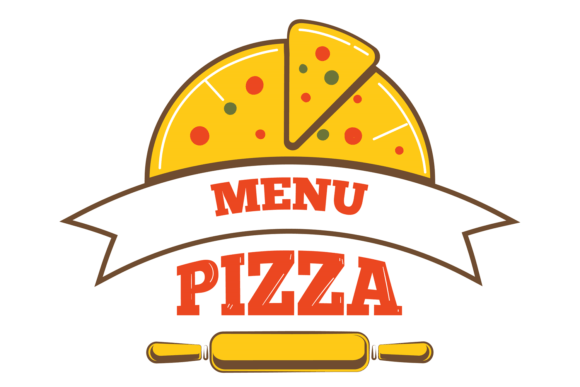 Pizza Menu Logo: A Vibrant Illustration for Marketing and Branding