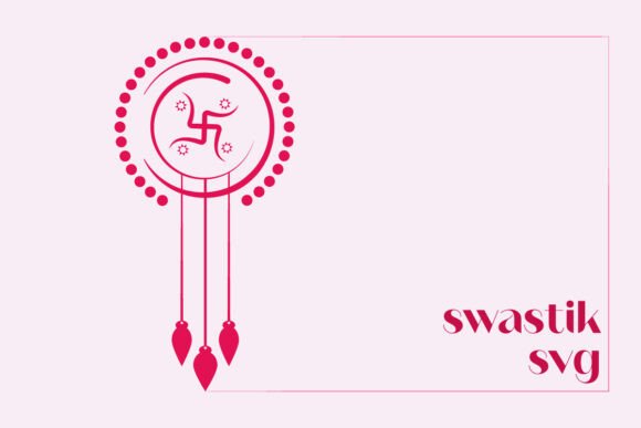 Swastik Decorative Vector SVG for Graphics and Freebies